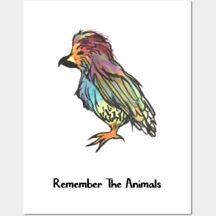 Remember The Animals Bird T-Shirt Posters and Art